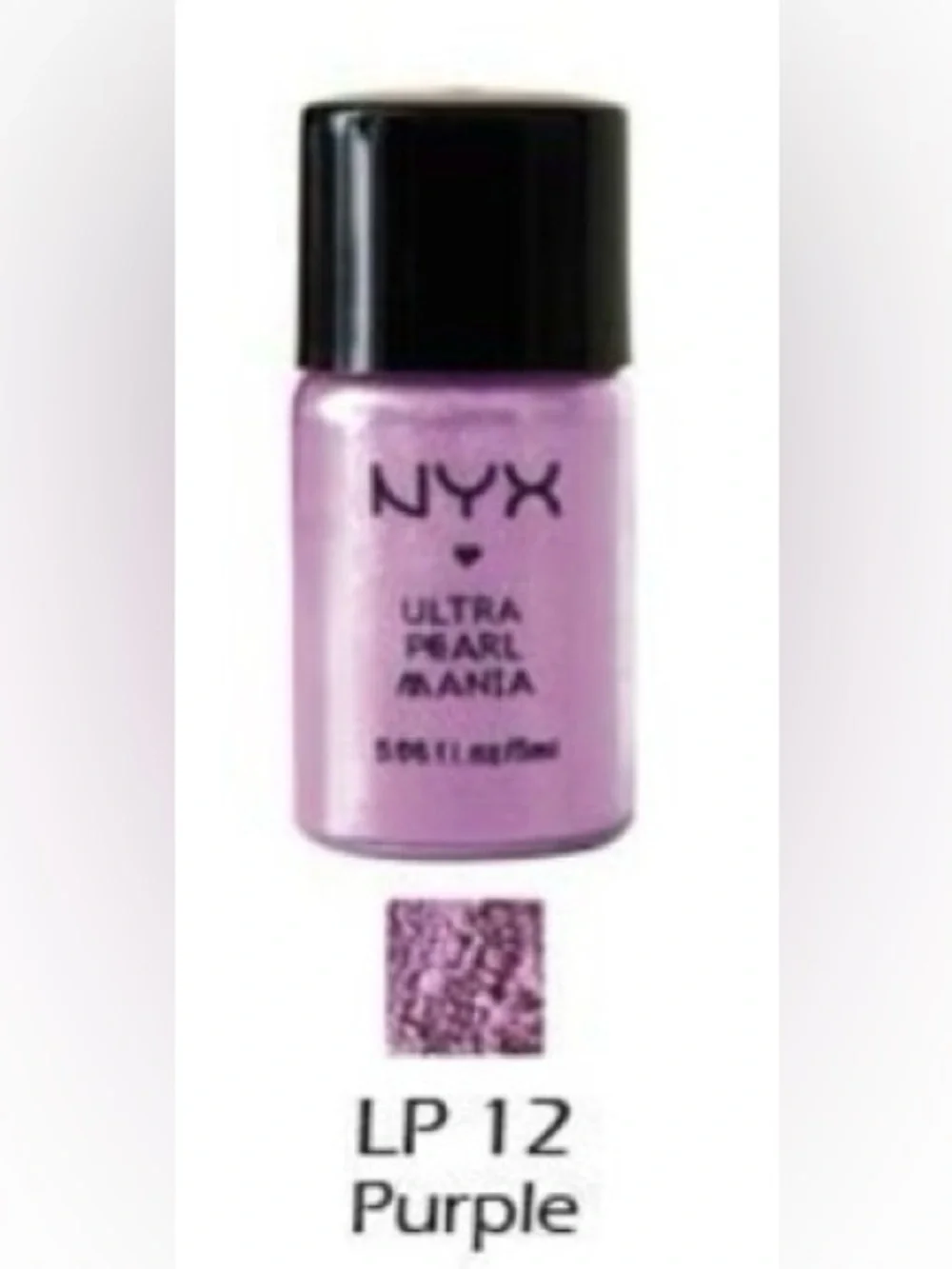 NWT NYX Ultra Pearl Mania Loose Powder Eye Shadow - Purple Pearl LP12